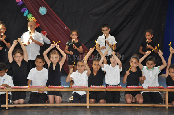 بالصور: حفل تخريج طلاب الصفوف الأول والثاني من مدرسة الفرير بمدينة يافا